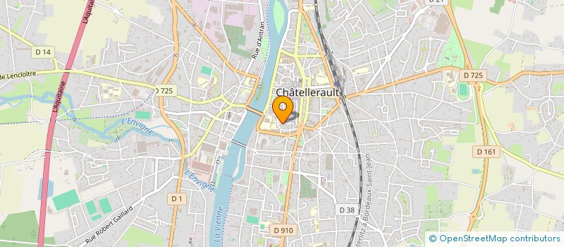 localisation de l'entreprise MONSIEUR KARADIDE DIABY  CHATELLERAULT