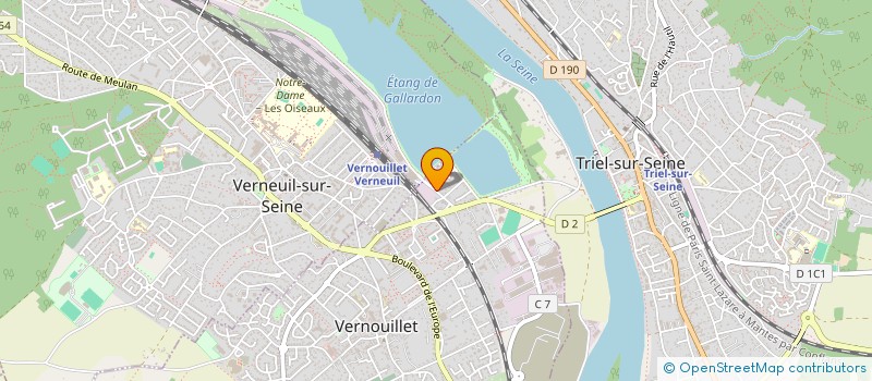 localisation de l'entreprise MONSIEUR KARAM EL WARDI à VERNOUILLET