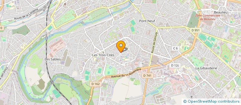 localisation de l'entreprise MONSIEUR KARAMBA BAKAYOKO  POITIERS