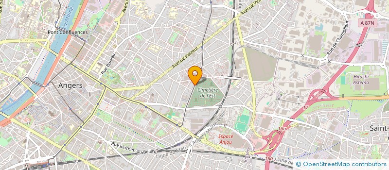 localisation de l'entreprise MONSIEUR KARAMBA DABO à ANGERS