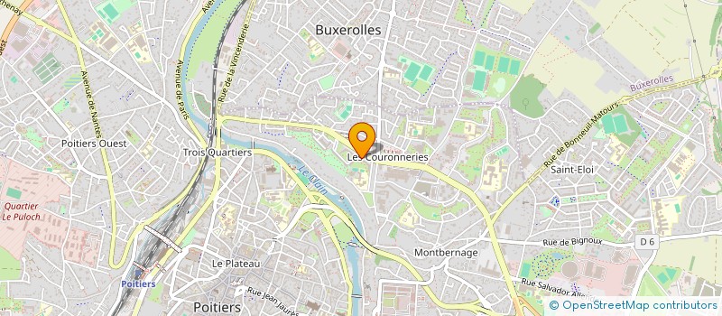 localisation de l'entreprise MONSIEUR KARAMBA DIABY  POITIERS