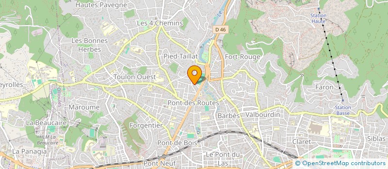 localisation de l'entreprise MONSIEUR KARAMBA DIABY  TOULON