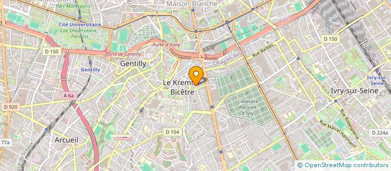 localisation de l'entreprise MONSIEUR KARAMBA DIABY  LE KREMLIN-BICETRE