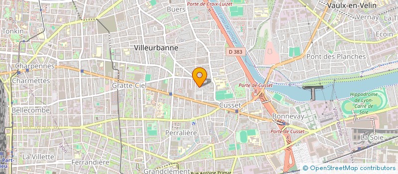 localisation de l'entreprise MONSIEUR KARAMBA DIAKHABY  VILLEURBANNE