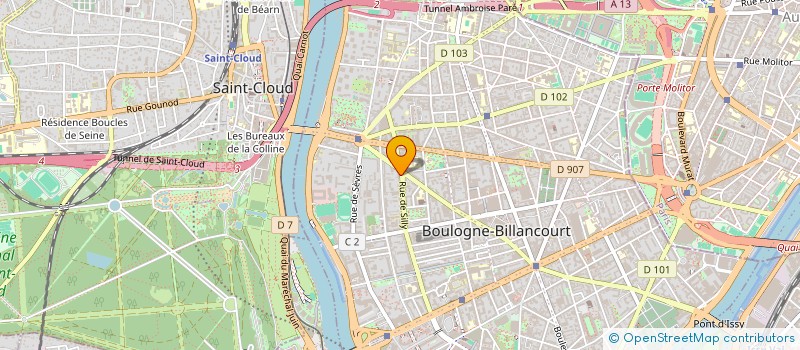 localisation de l'entreprise MONSIEUR KARAMBA DIAWARA à BOULOGNE-BILLANCOURT