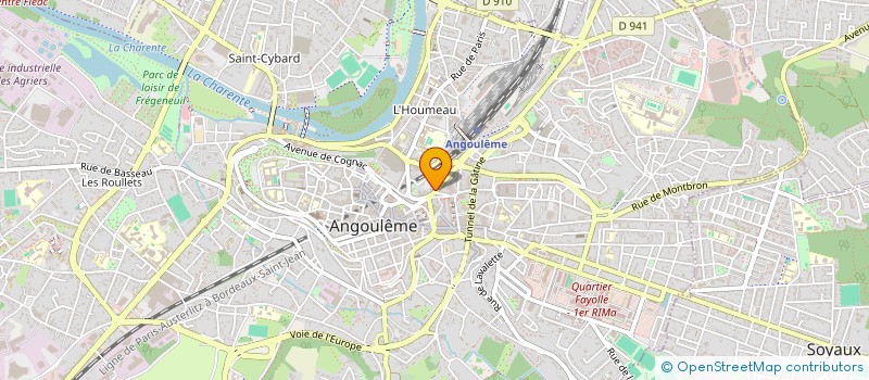 localisation de l'entreprise MONSIEUR KARAMBA DRAME à ANGOULEME