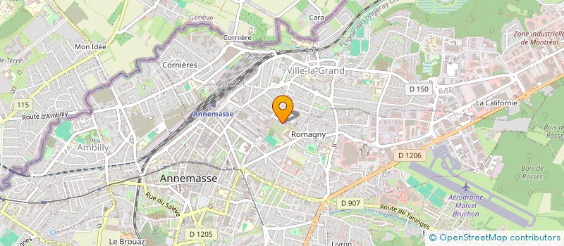 localisation de l'entreprise MONSIEUR KARAMBA DRAME  ANNEMASSE