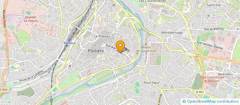 localisation de l'entreprise MONSIEUR KARAMBA DRAME  POITIERS