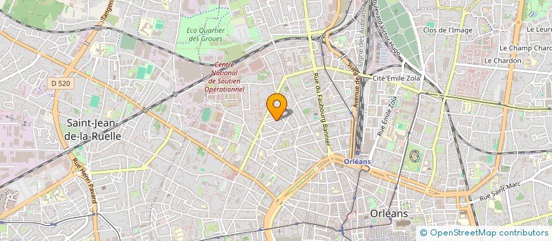 localisation de l'entreprise MONSIEUR KARAMBA GUIRASSY  ORLEANS