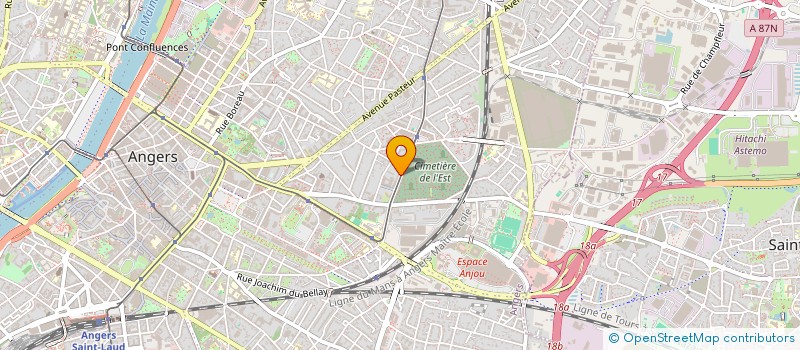 localisation de l'entreprise MONSIEUR KARAMBA KEBE à ANGERS