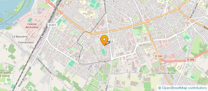 localisation de l'entreprise MONSIEUR KARAMBA MARA à ANGERS