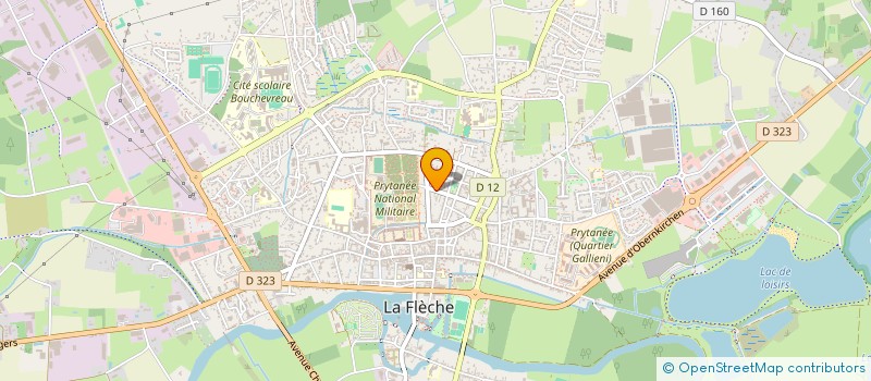 localisation de l'entreprise MONSIEUR KARAMBA SAKHO  LA FLECHE