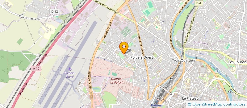 localisation de l'entreprise MONSIEUR KARAMBA SAKHO à POITIERS