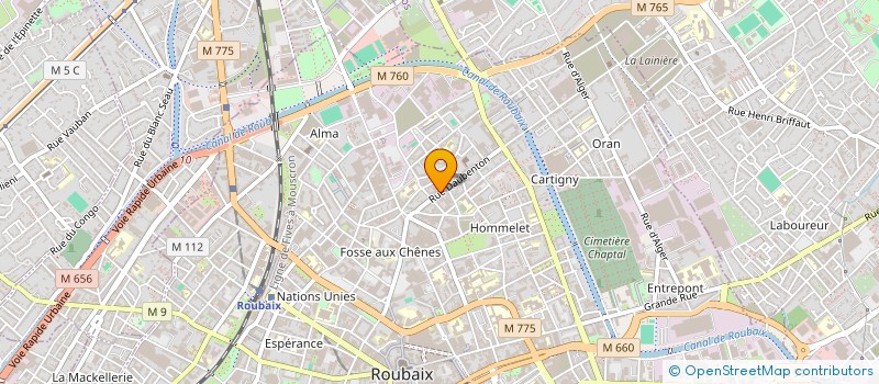 localisation de l'entreprise MONSIEUR KARAMBA SYLLA  ROUBAIX