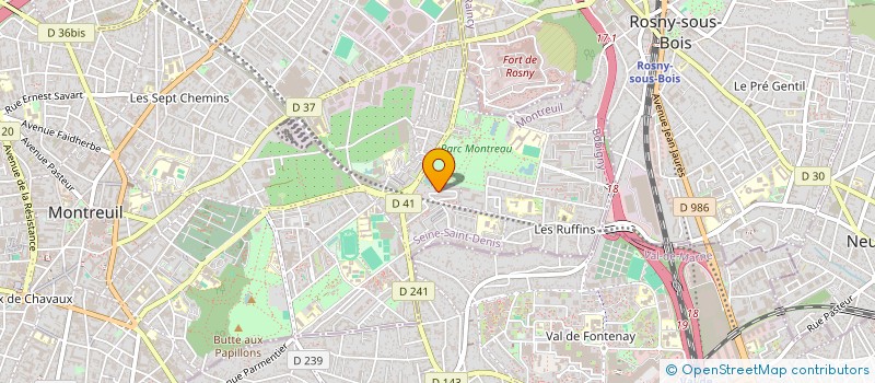 localisation de l'entreprise MONSIEUR KARAMBA TOURE à MONTREUIL