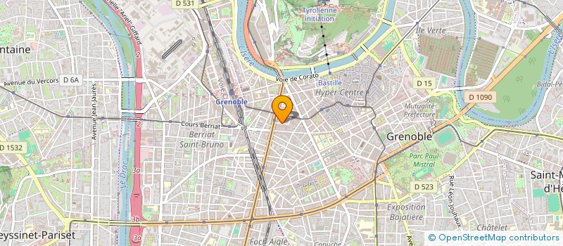 localisation de l'entreprise MONSIEUR KARAMO AMADOU DRAME  GRENOBLE