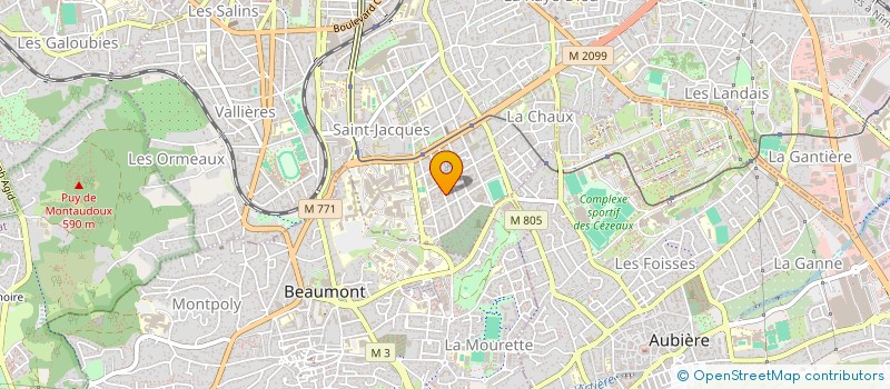 localisation de l'entreprise MONSIEUR KARAMO CONDE  CLERMONT-FERRAND