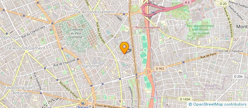 localisation de l'entreprise MONSIEUR KARAMO SIMA  PARIS