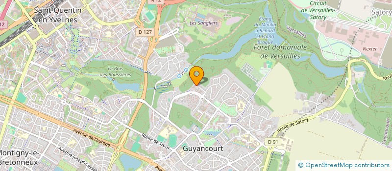 localisation de l'entreprise MONSIEUR KARAMOKO SISSAKO  GUYANCOURT