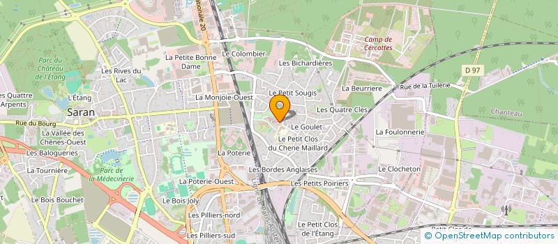 localisation de l'entreprise MONSIEUR KARAN-MADY GUIRASSY à SARAN
