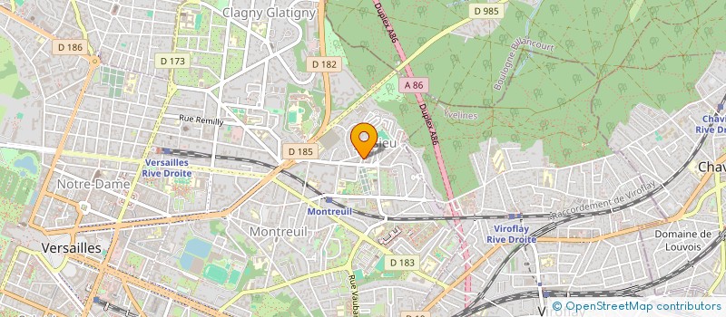 localisation de l'entreprise MONSIEUR KARANGTAYE SYLLA à VERSAILLES
