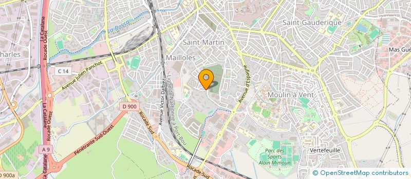 localisation de l'entreprise MONSIEUR KARAPET MESHCHYAN  PERPIGNAN