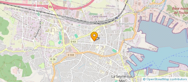 localisation de l'entreprise MONSIEUR KARAR ALKENANI  LA SEYNE SUR MER