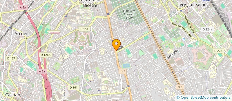 localisation de l'entreprise MONSIEUR KAREEM RAHMANI à VILLEJUIF