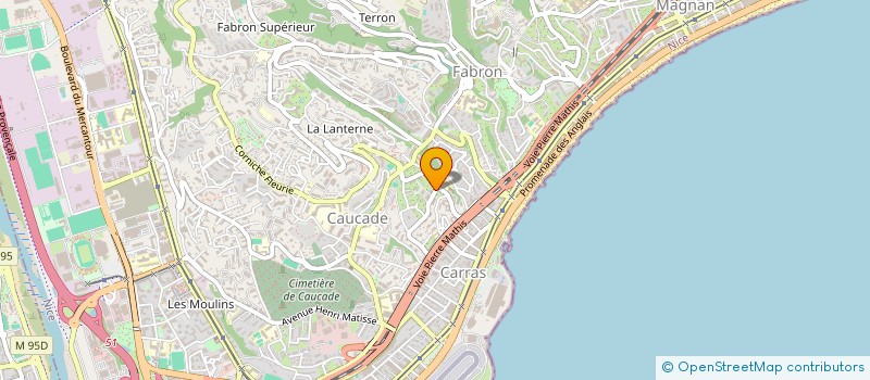 localisation de l'entreprise MONSIEUR KAREL GALLAND  NICE