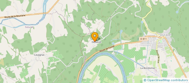 localisation de l'entreprise MONSIEUR KAREL HOLM  MAUROUX