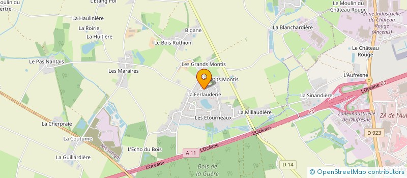 localisation de l'entreprise MONSIEUR KAREL LEORIER  MESANGER