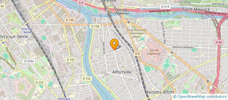 localisation de l'entreprise MONSIEUR KAREL LI VIGNI  ALFORTVILLE