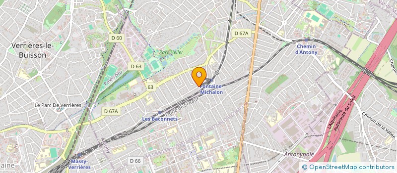 localisation de l'entreprise MONSIEUR KAREL WAMBO TCHUEN à ANTONY