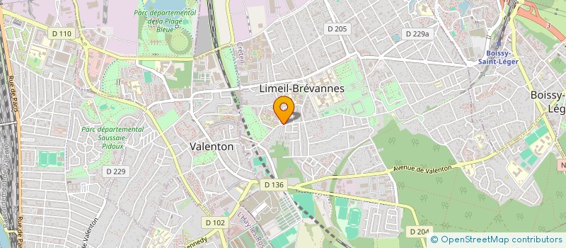 localisation de l'entreprise MONSIEUR KAREM LAOUANI  LIMEIL-BREVANNES