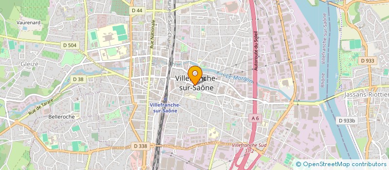 localisation de l'entreprise MONSIEUR KAREN BEGLARIAN  VILLEFRANCHE-SUR-SAONE