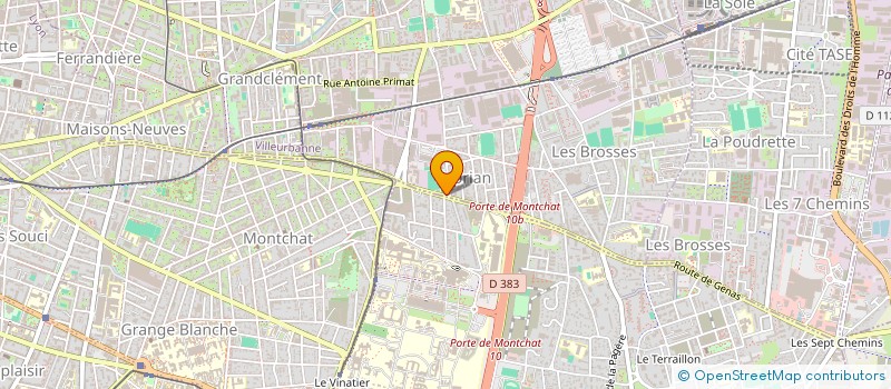 localisation de l'entreprise MONSIEUR KAREN DANIELYAN  VILLEURBANNE