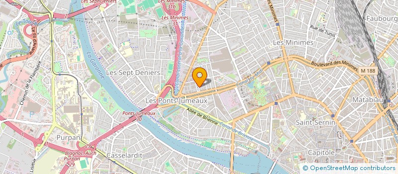 localisation de l'entreprise MONSIEUR KAREN KENMOE  TOULOUSE