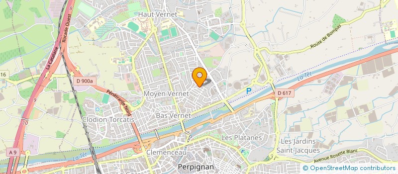 localisation de l'entreprise MONSIEUR KAREN MARTIROSSIAN  PERPIGNAN