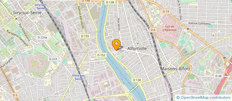 localisation de l'entreprise MONSIEUR KAREN MAZMANIAN à ALFORTVILLE
