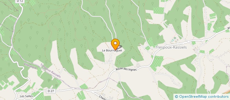 localisation de l'entreprise MONSIEUR KAREN NALBANDYAN  TRESPOUX-RASSIELS