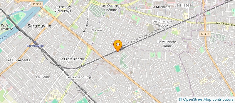 localisation de l'entreprise MONSIEUR KAREN OTHNIEL KUETE TIDO  HOUILLES