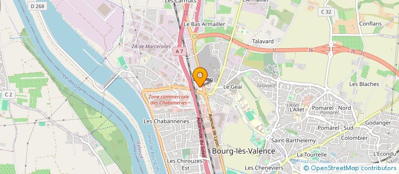 localisation de l'entreprise MONSIEUR KAREN PARAVYAN  BOURG-LES-VALENCE