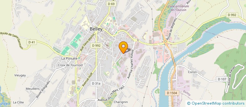 localisation de l'entreprise MONSIEUR KAREN SHAROYAN  BELLEY