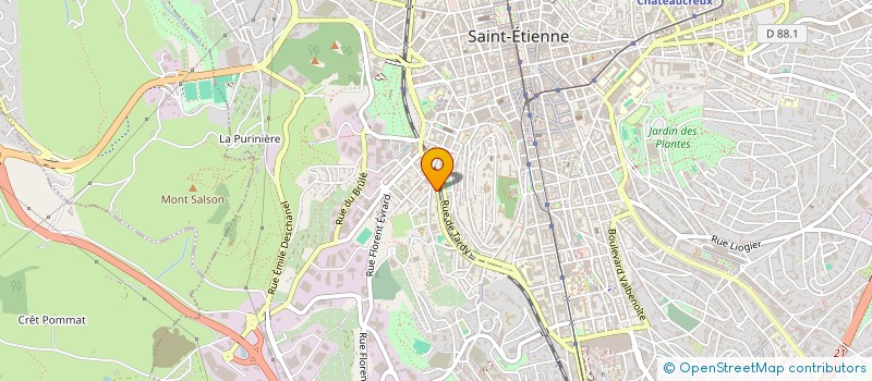 localisation de l'entreprise MONSIEUR KAREN SMBATYAN à SAINT-ETIENNE