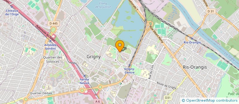 localisation de l'entreprise MONSIEUR KARFALA KONDE  GRIGNY