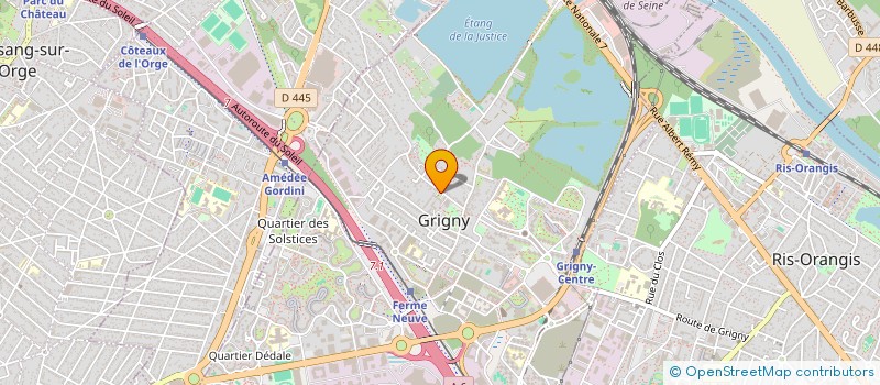 localisation de l'entreprise MONSIEUR KARIDJATA KONE  GRIGNY