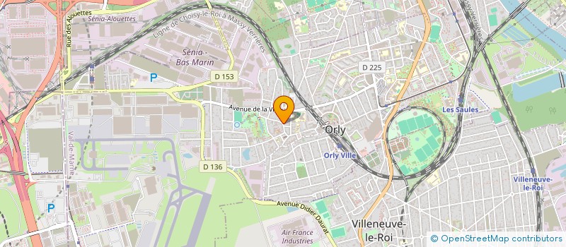 localisation de l'entreprise MONSIEUR KARIFALA KABA  ORLY