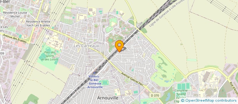 localisation de l'entreprise MONSIEUR KARIM ABBAS à GONESSE