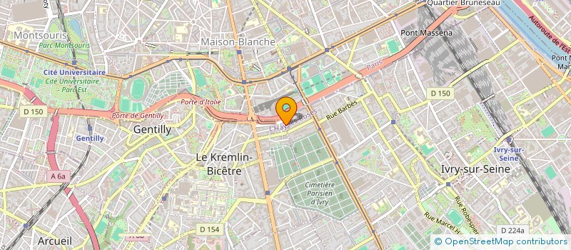 localisation de l'entreprise MONSIEUR KARIM ABDELADIM  LE KREMLIN-BICETRE