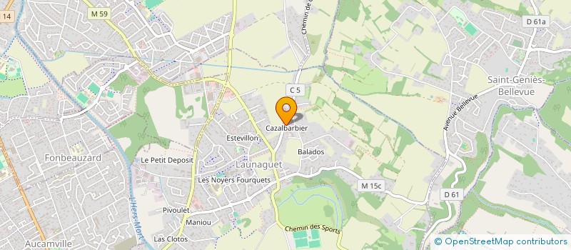 localisation de l'entreprise MONSIEUR KARIM ABDELHAK  BLAGNAC